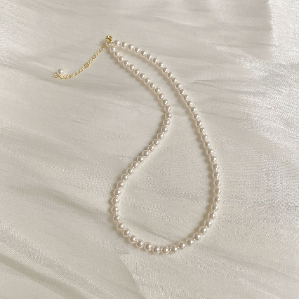 925 sterling silver pearl necklace