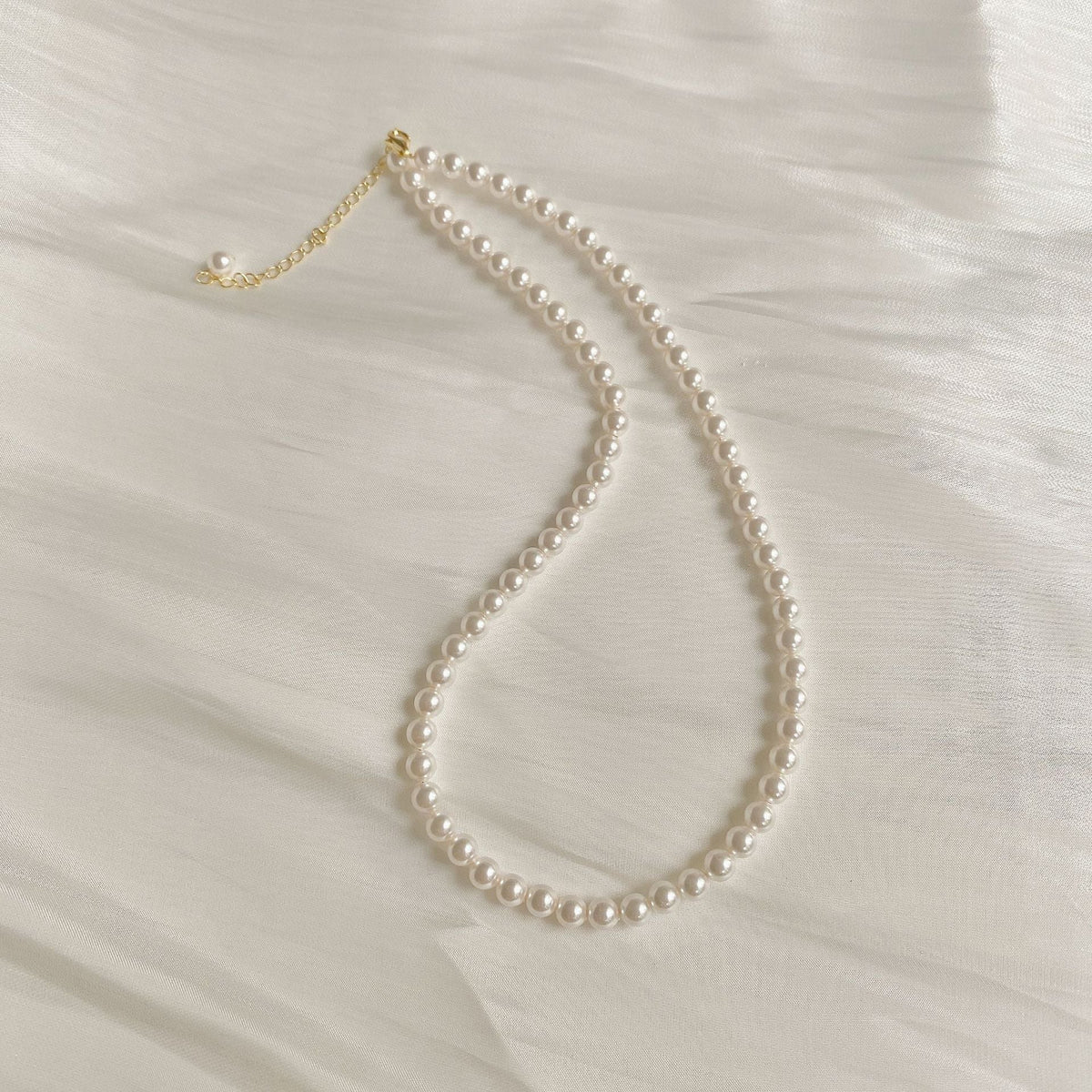 925 sterling silver pearl necklace