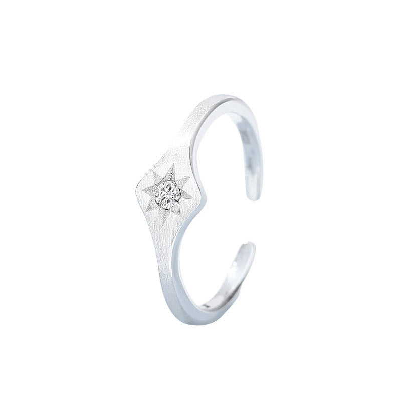 S925 sterling silver open ring