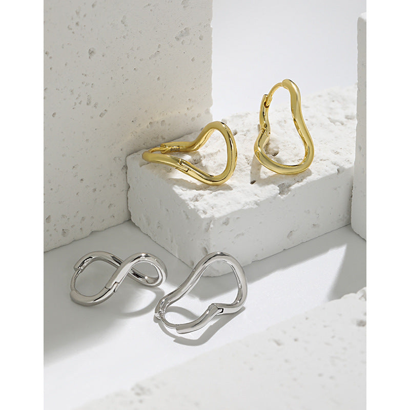 Infinity Symbol Hoop Earrings – earring hoops in bulk