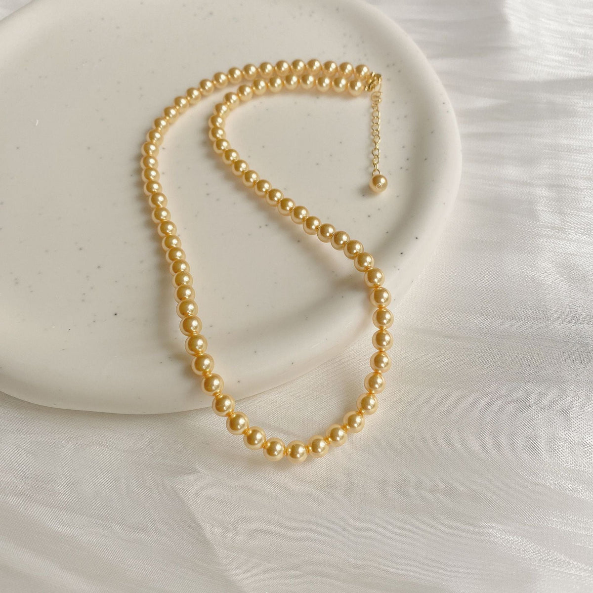 925 sterling silver pearl necklace