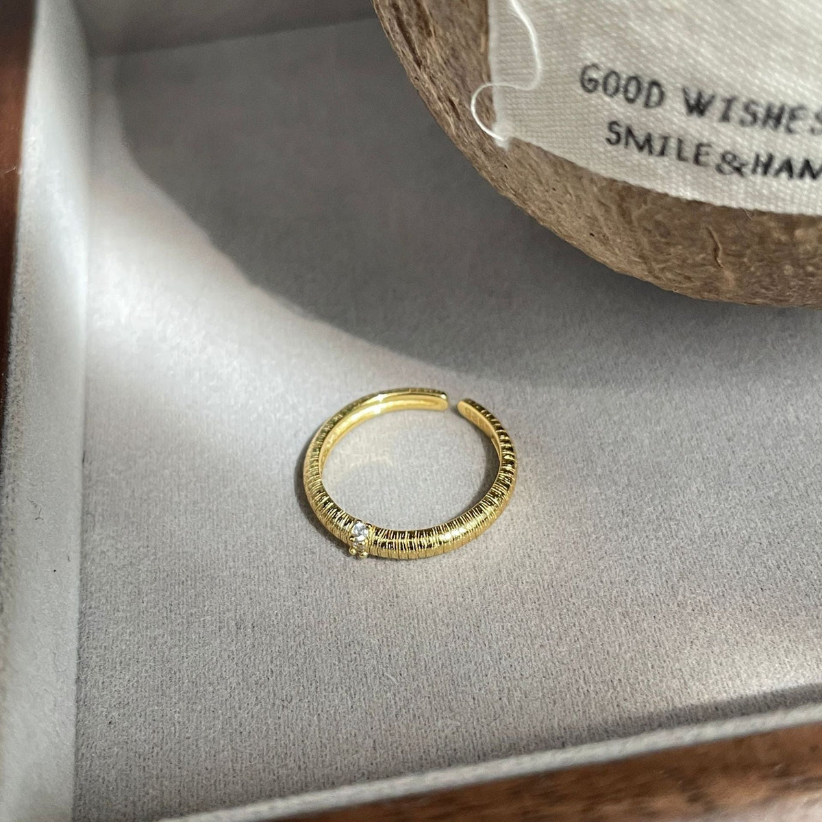S925 sterling silver open ring
