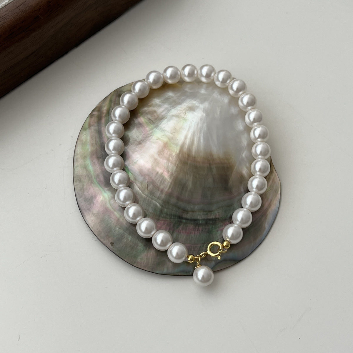 925 sterling silver pearl bracelet