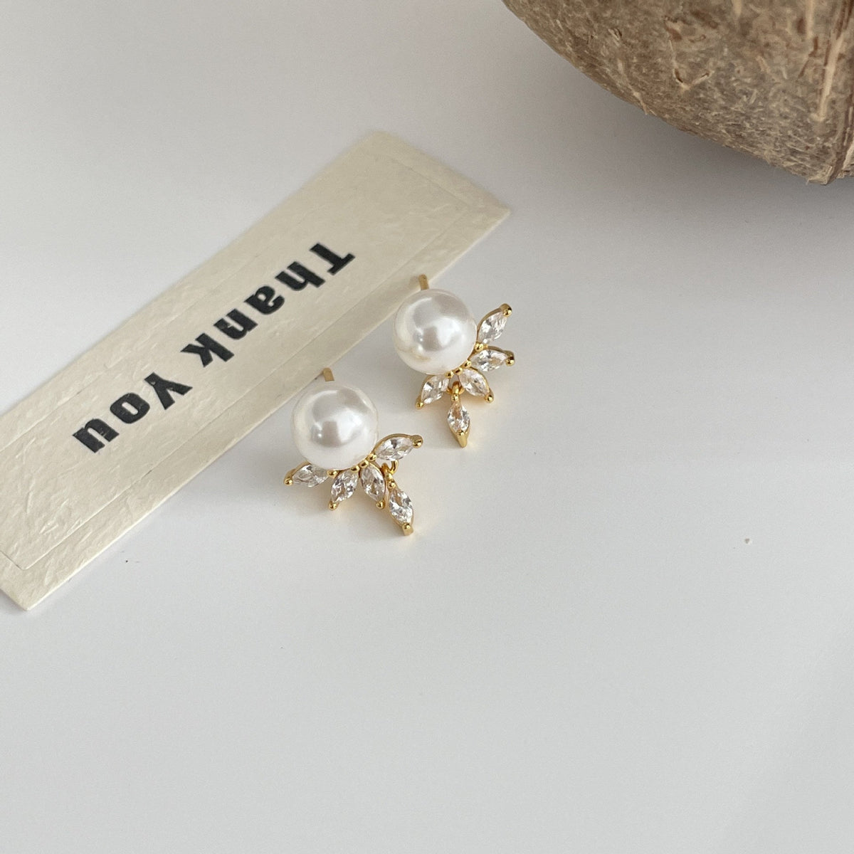 925 sterling silver pearl earrings
