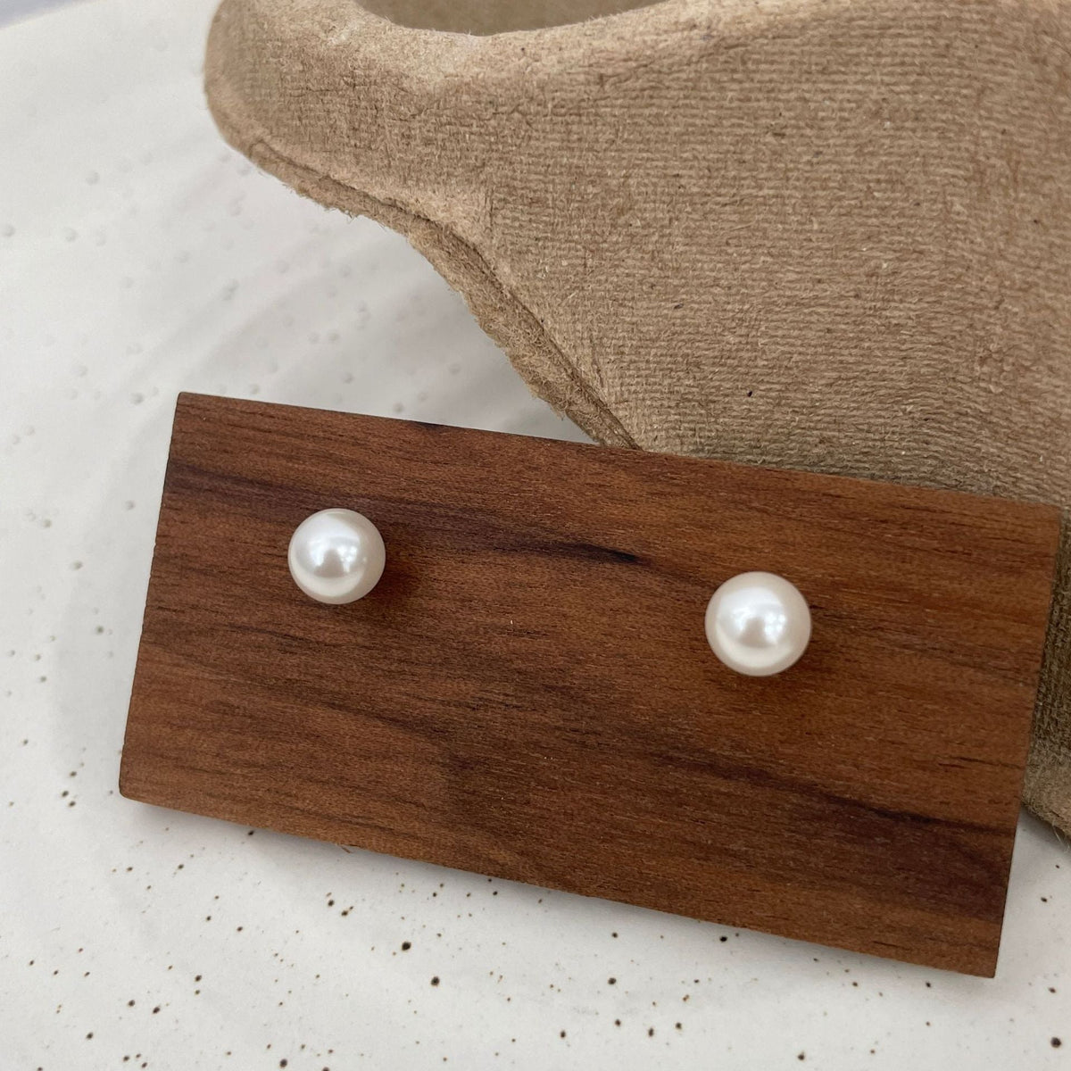 999 Silver Imitation Pearl Earrings - Silvery