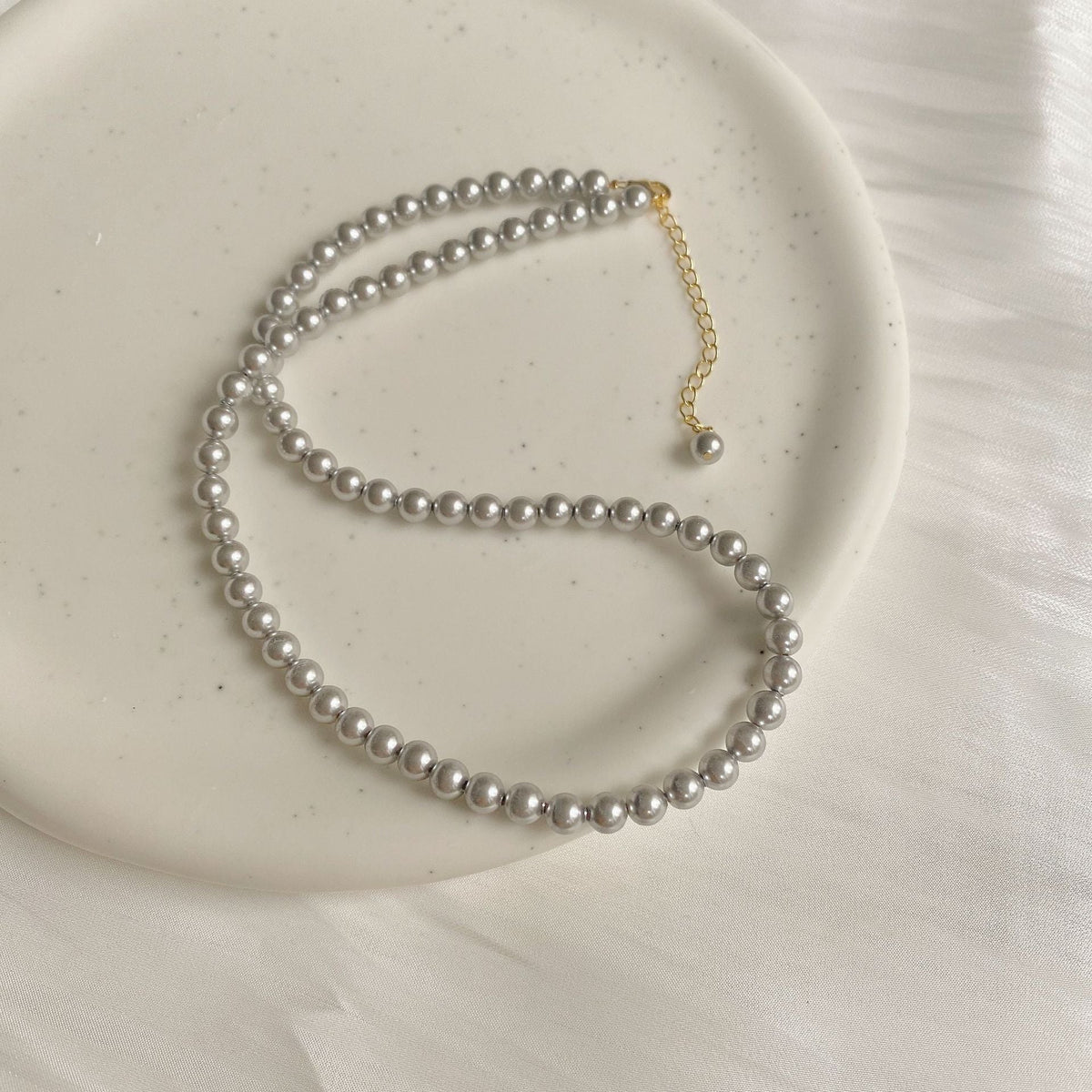 925 sterling silver pearl necklace