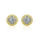 Golden / 5mm（0.5ct*2）
