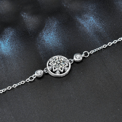 Dream Net Round Moissanite Bracelet – wholesale moissanite jewelry