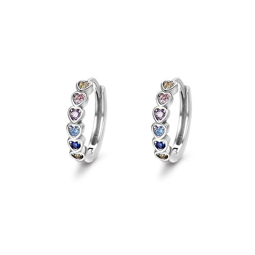10mm Zircon Hoop Earrings