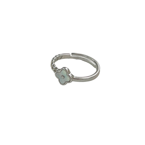 Four-Leaf Clover Ring – wholesale silver rings