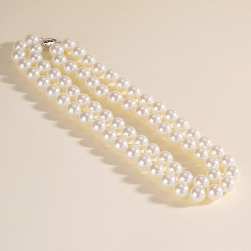 French Knot Pearl Necklace