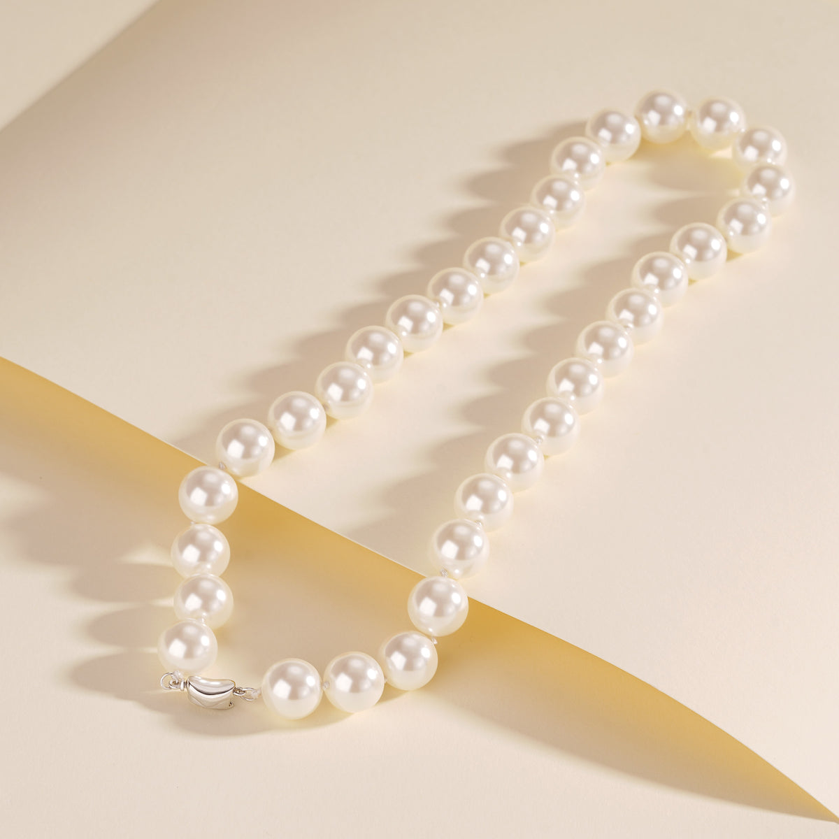 French Knot Pearl Necklace – image 5