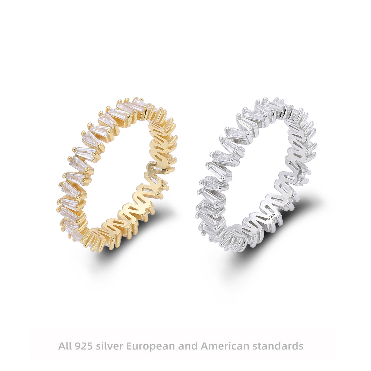 Korean V-Shaped Zirconia Ring