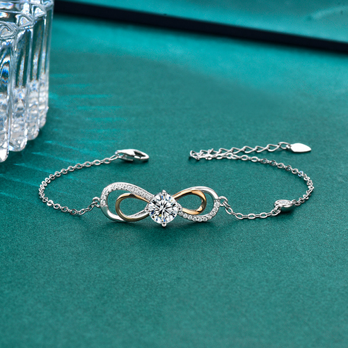 Moissanite Figure 8 Infinity Bracelet – moissanite wholesale