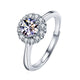 Silver(white diamond) / 1ct