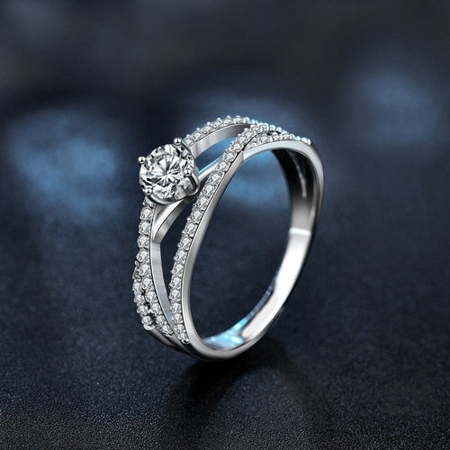 Three Lives Three Worlds Ring – wholesale moissanite rings