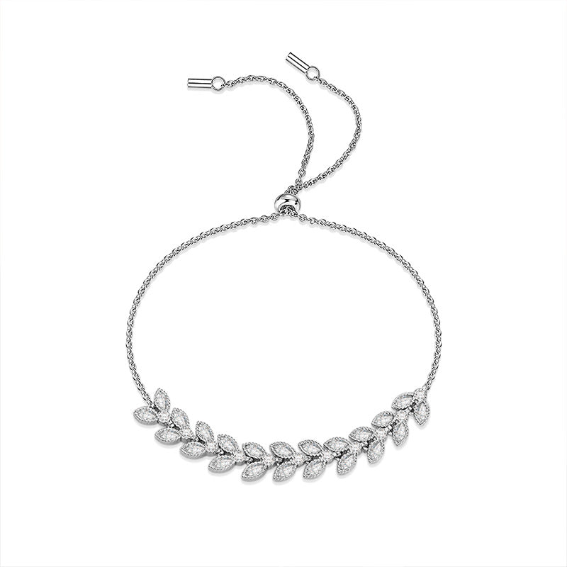 Moissanite Wheat Ear Bracelet – image 5