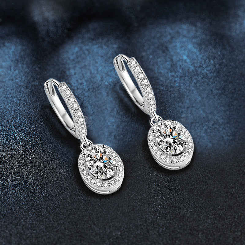 Oval Moissanite Earrings – wholesale moissanite jewelry
