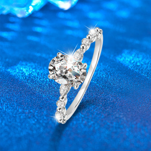 Oval Moissanite Ring YCR020 – wholesale moissanite rings