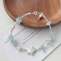 Baroque Pearl Star Charm Bracelet – image 5