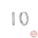 white zircon-Silver / 925 Silver