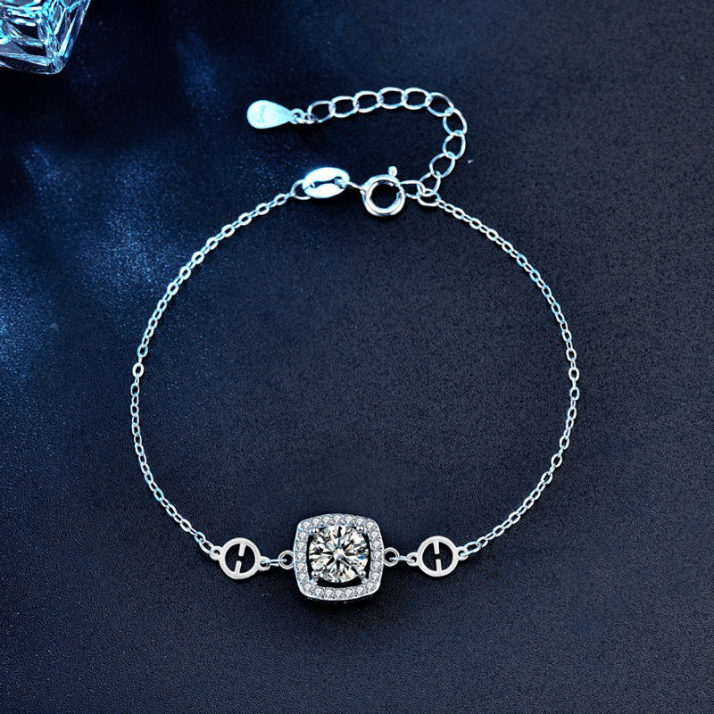 Sugar Cube Moissanite Bracelet – wholesale moissanite jewelry