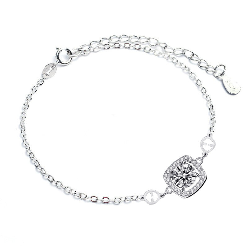 Sugar Cube Moissanite Bracelet – image 4