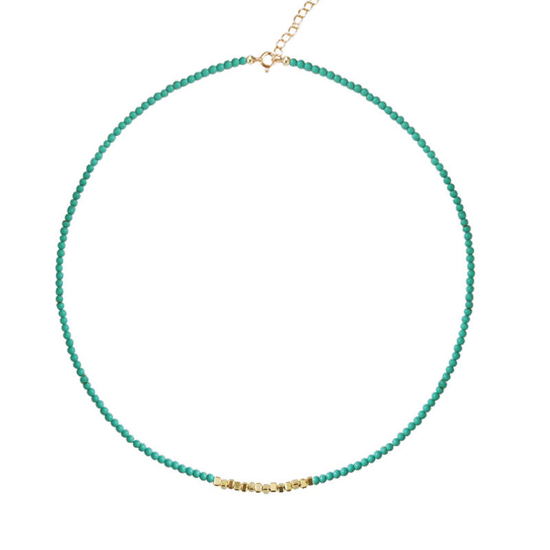 Gold-Tone Turquoise Necklace – image 5
