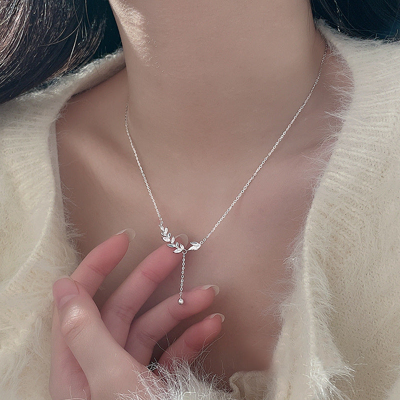 Wheat Pendant Necklace