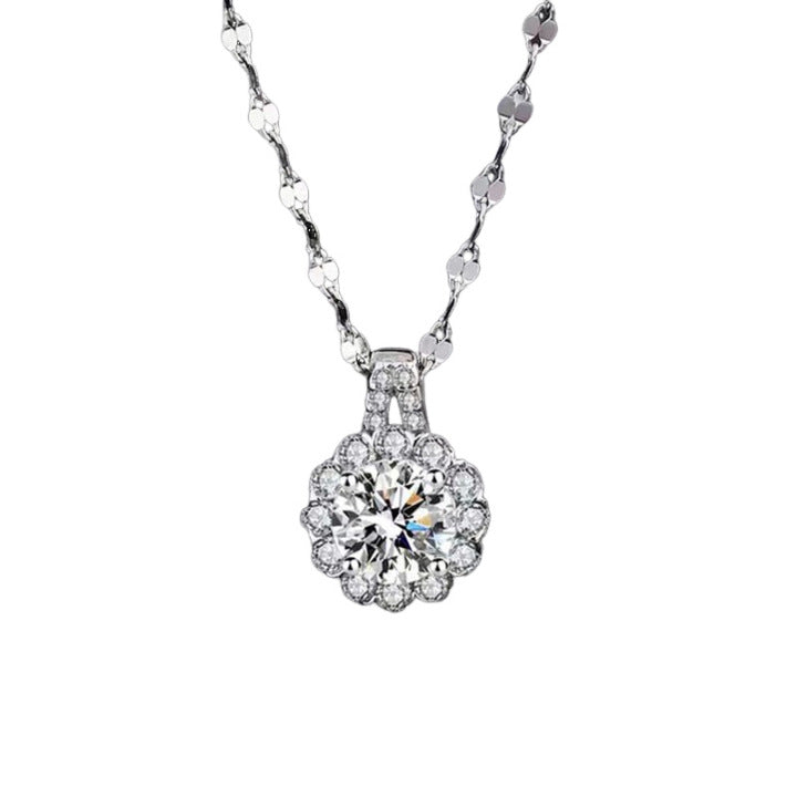Zircon Pendant Necklace