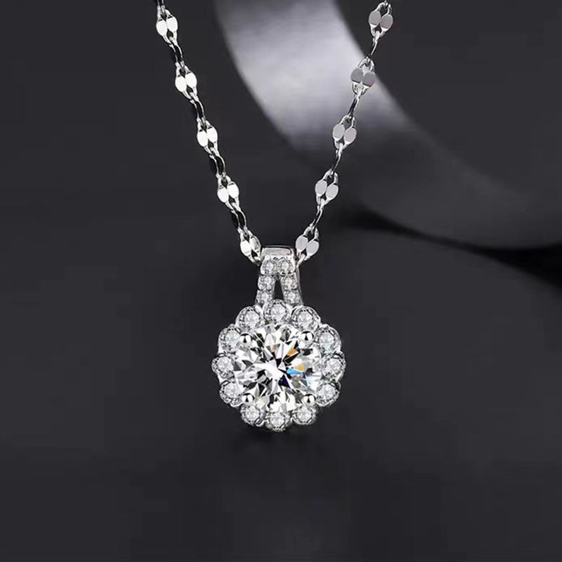Zircon Pendant Necklace – wholesale silver necklaces