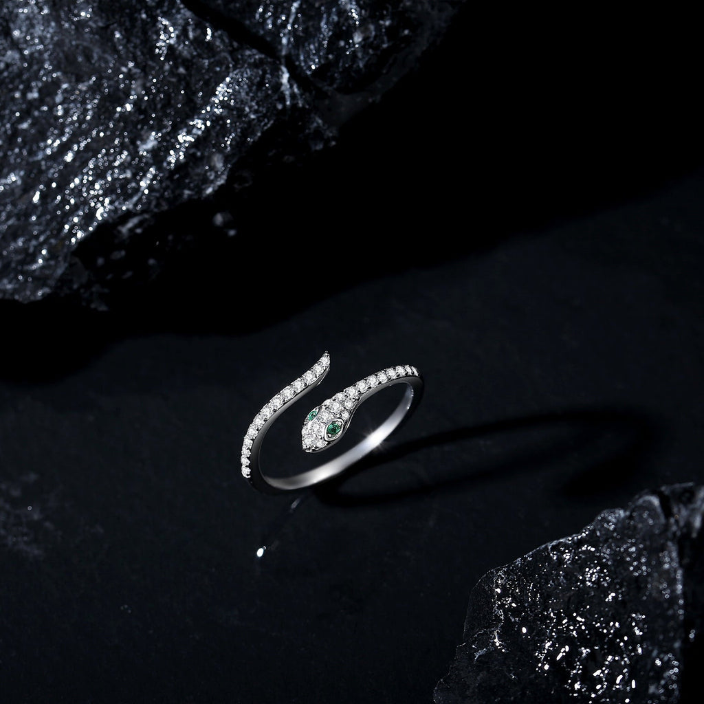 S925 sterling silver snake ring