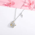 S925 Sterling Silver Halloween Evil Eye Necklace