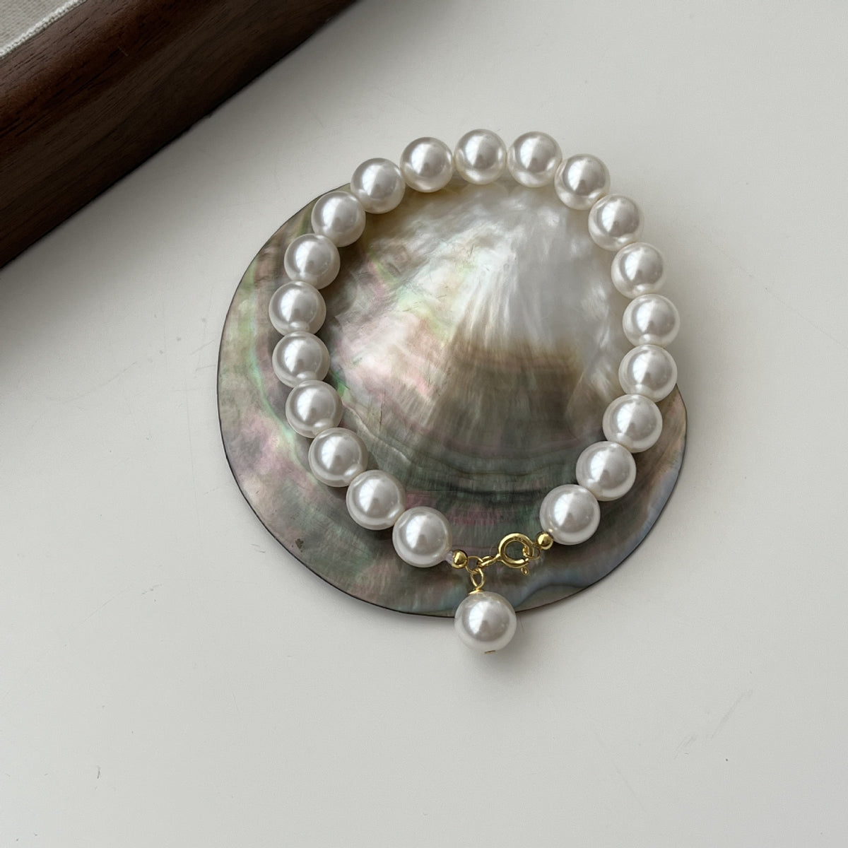 925 sterling silver pearl bracelet