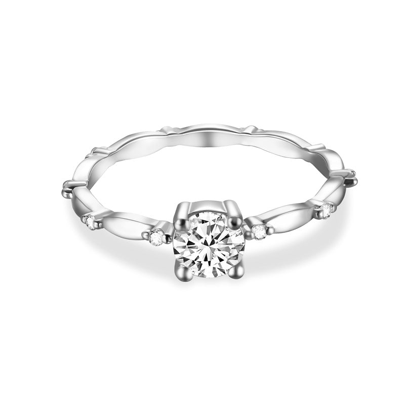 S925 Silver 50 Cent Mozambican Ring