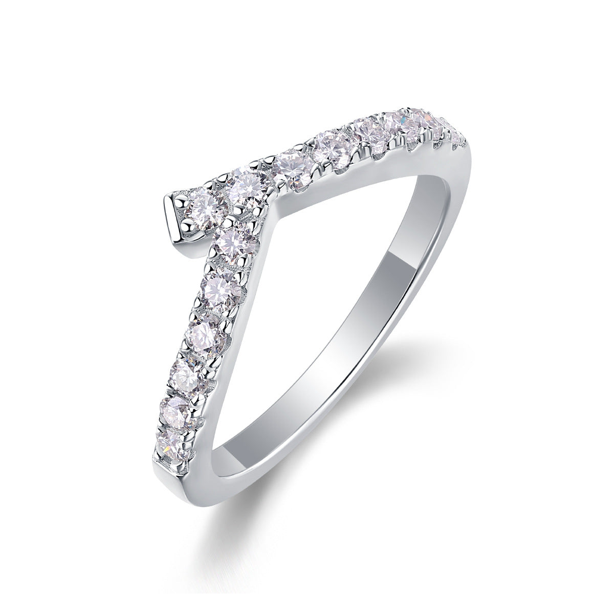 S925 Silver Moissanite Ring