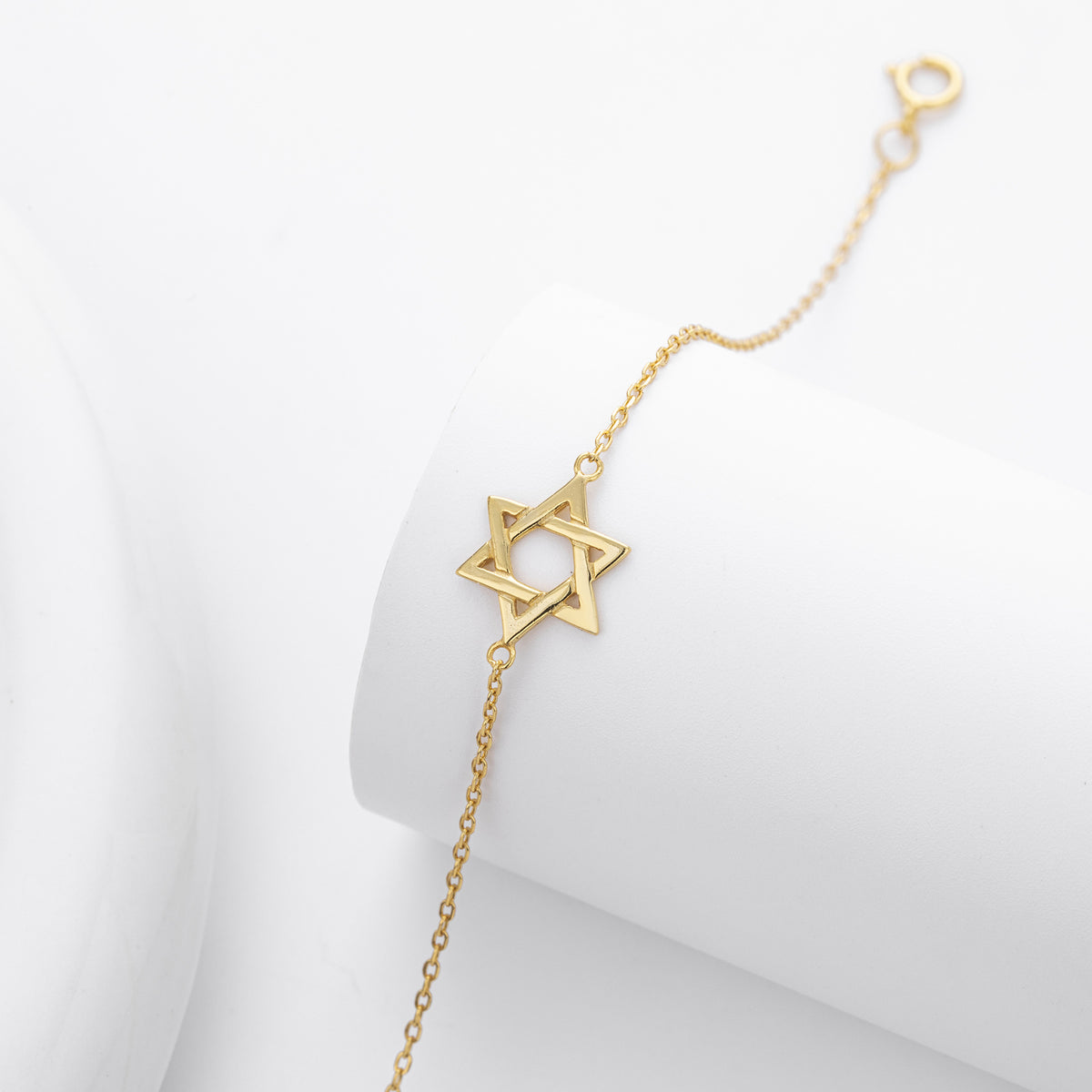 S925 Sterling Silver Hexagram Bracelet