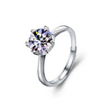 S925 Sterling Silver "One Love One Lifetime" Moissanite Couple Ring
