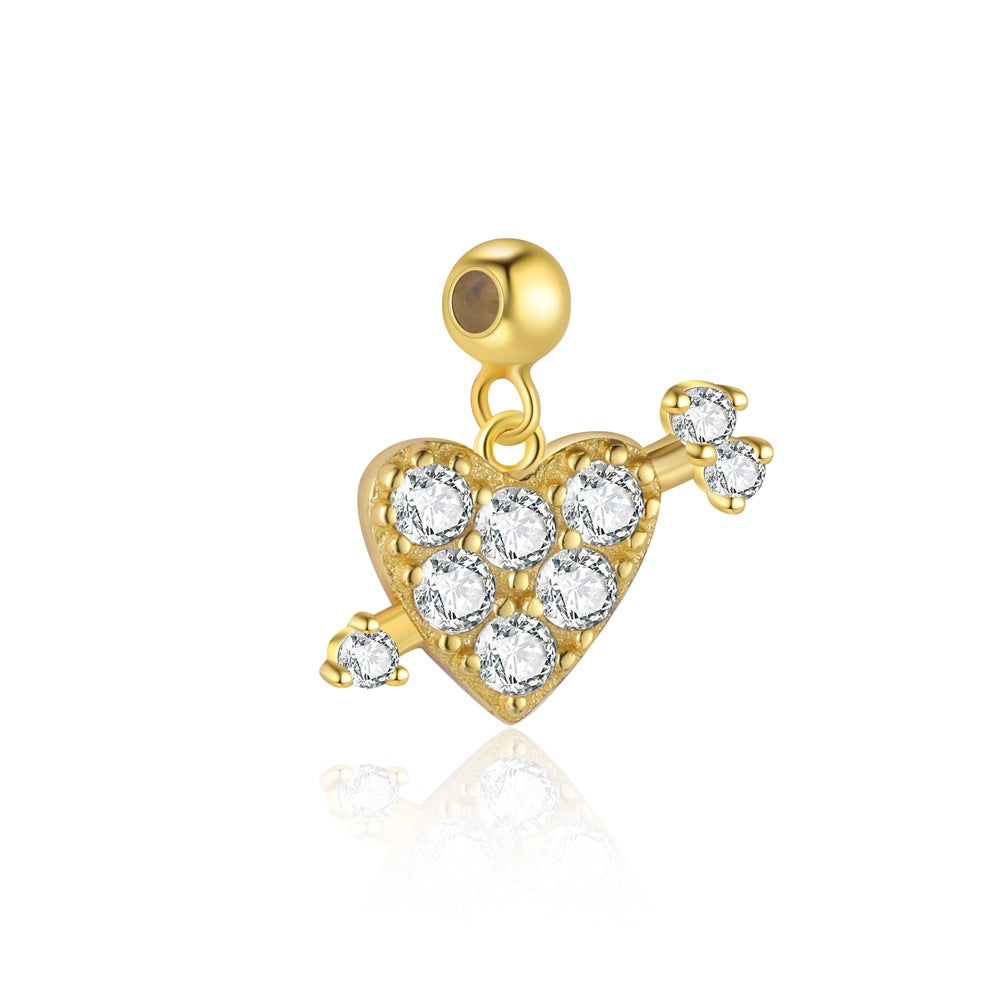 S925 Sterling Silver Zircon Pendant