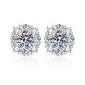 S925 Sterling Silver Moissanite Earrings