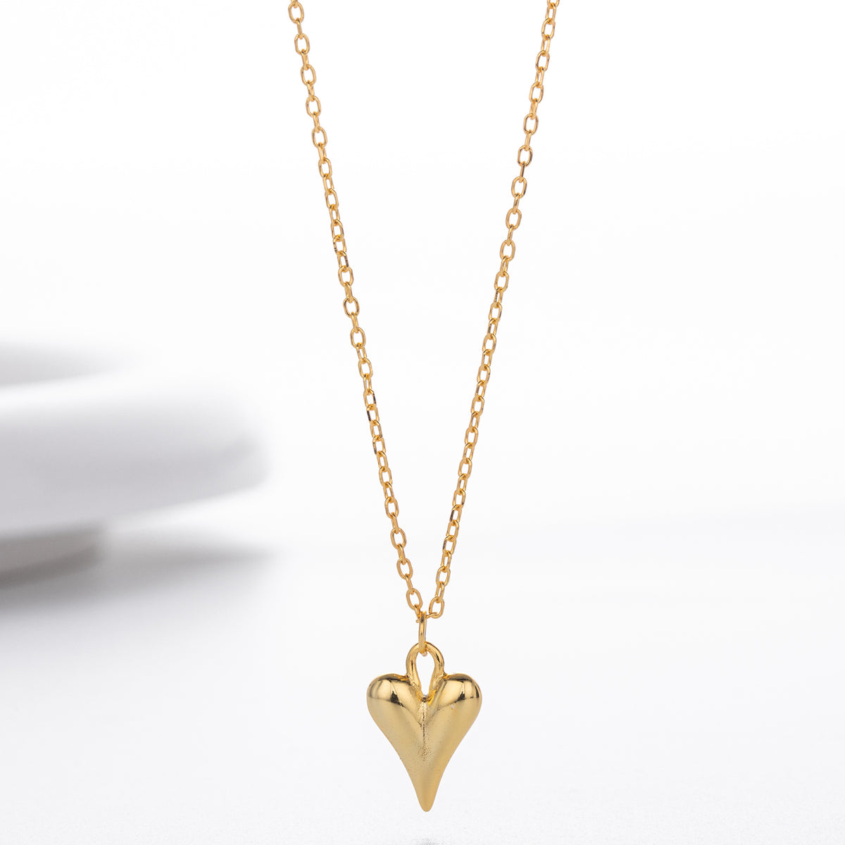 S925 Sterling Silver Heart Necklace