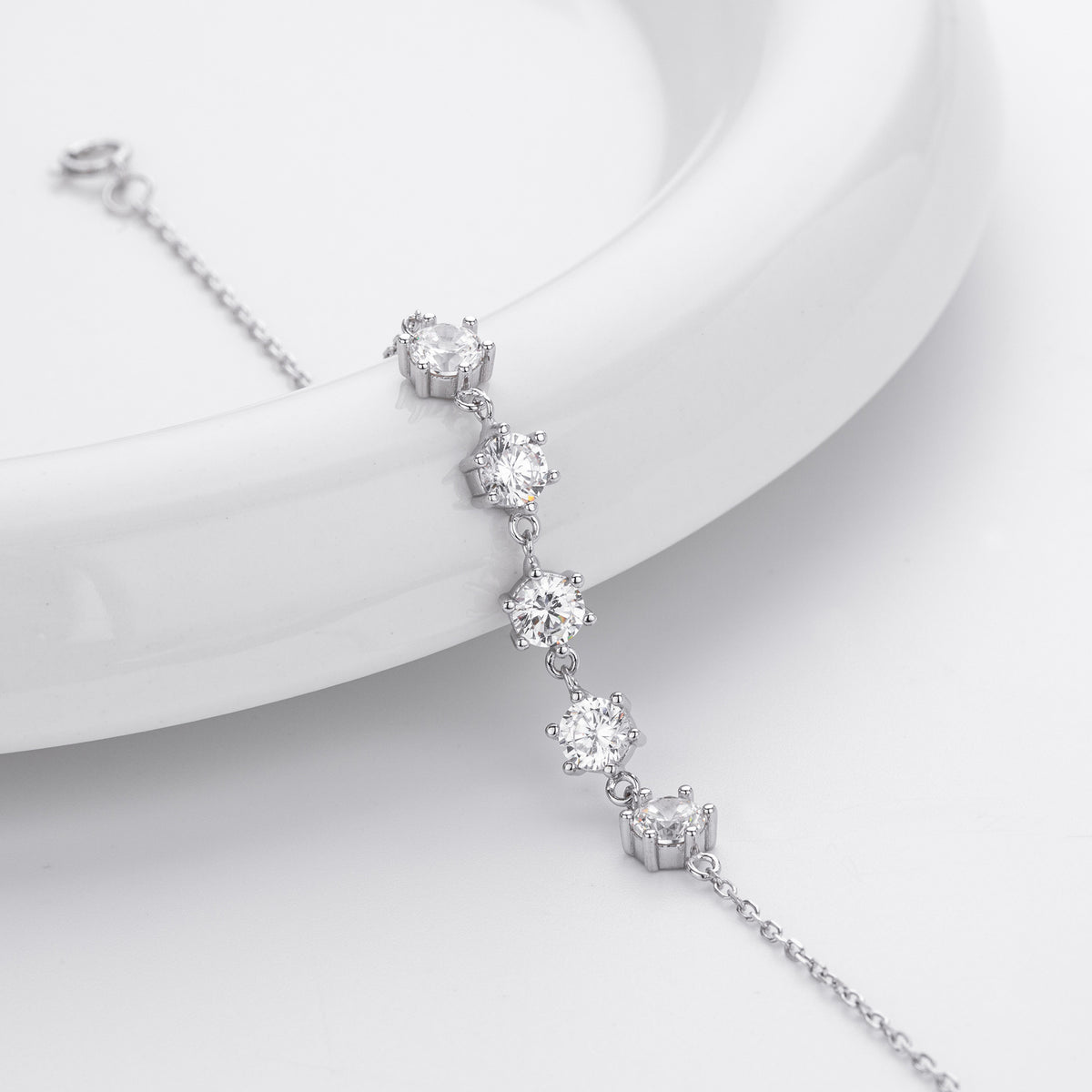 S925 Sterling Silver Starry Sky Bracelet