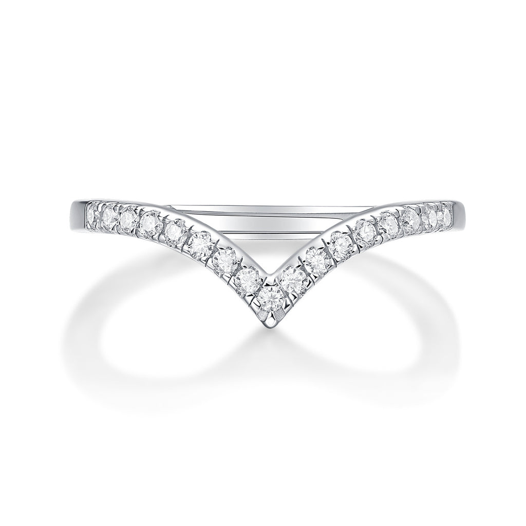 S925 Sterling Silver Moissanite Crown Adjustable Ring