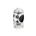 S925 Sterling Silver Rocket Bead Pendant