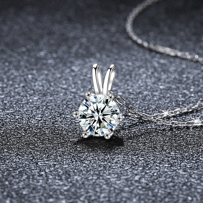 S925 Sterling Silver Classic Six-Claw Necklace