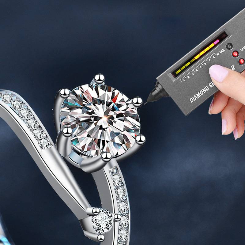 S925 Sterling Silver “Dream Chaser” Moissanite Ring