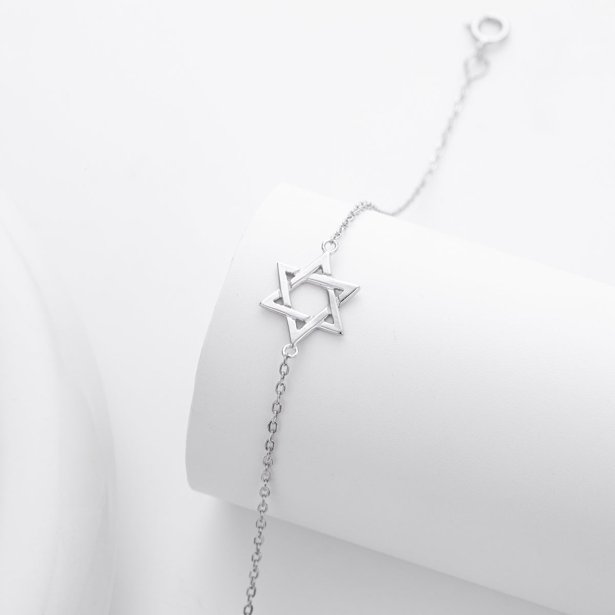 S925 Sterling Silver Hexagram Bracelet