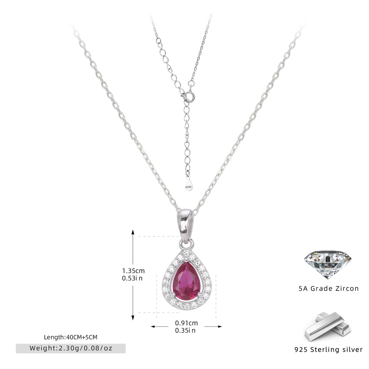 European and American style double-layer zircon earrings and light luxury zircon necklace