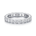 S925 Silver "Shimmering Glimpse" Ring with Lavish Moissanite Setting