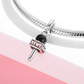 S925 Sterling Silver Microphone Pendant